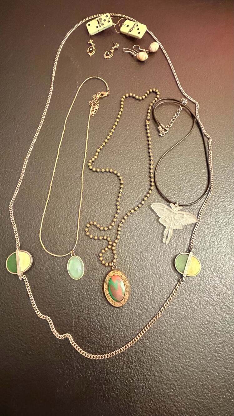 Eclectic Mixed Vintage Style Costume Jewelry